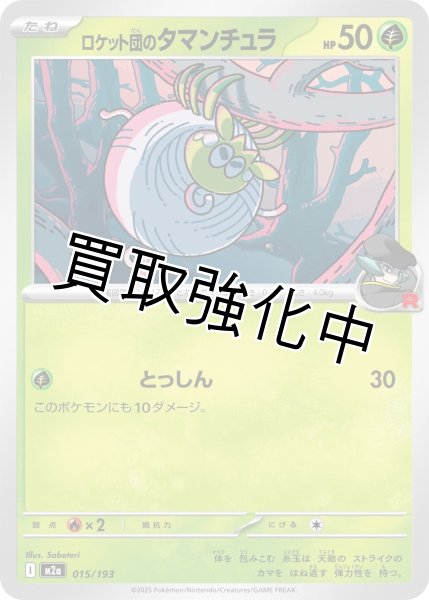 画像1: ロケット団のタマンチュラ {015/193} [M2a] (1)