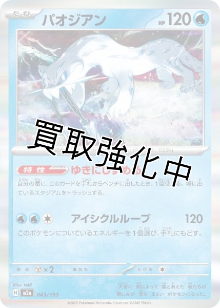 画像1: 【状態B】パオジアン {043/193} [M2a] (1)