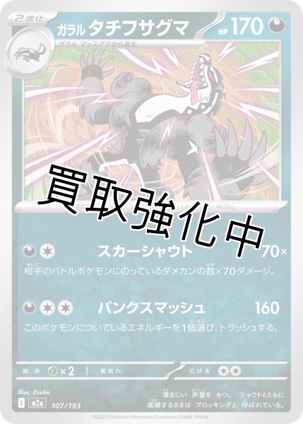 画像1: ガラル タチフサグマ {107/193} [M2a] (1)