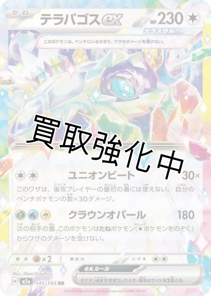 画像1: テラパゴスex 【RR】{145/193} [M2a] (1)