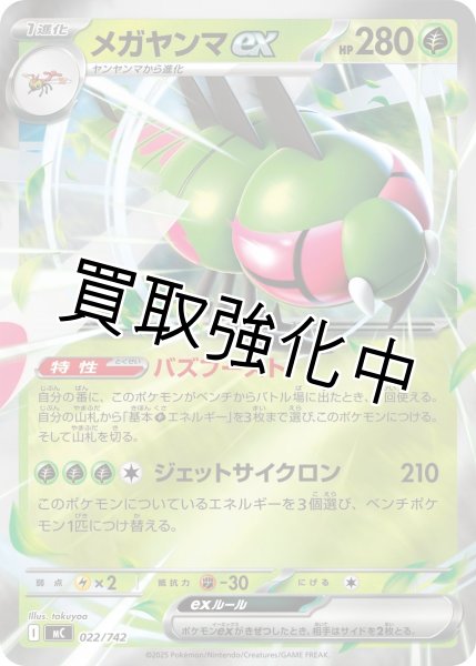 画像1: メガヤンマex {022/742} [MC] (1)