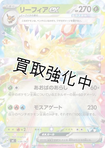 画像1: リーフィアex {038/742} [MC] (1)