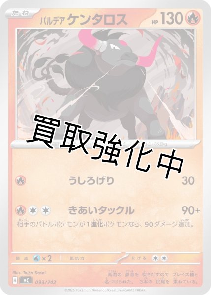 画像1: パルデア ケンタロス {093/742} [MC] (1)