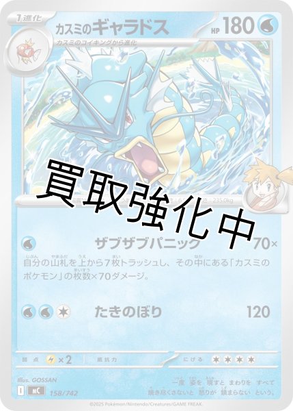 画像1: カスミのギャラドス {158/742} [MC] (1)