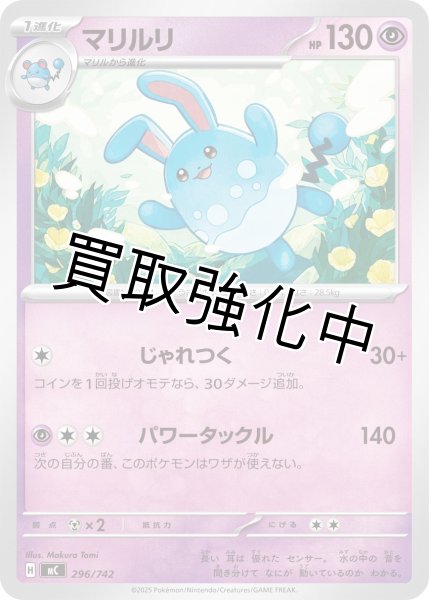 画像1: マリルリ {296/742} [MC] (1)