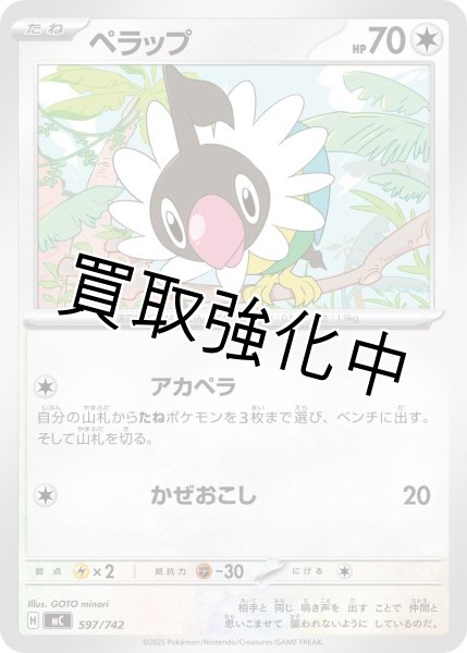 画像1: ペラップ {597/742} [MC] (1)