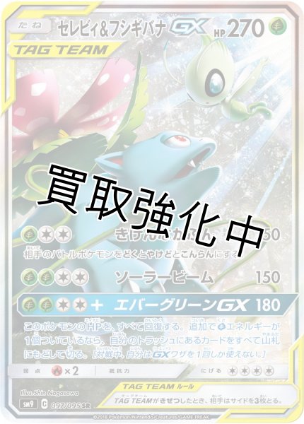 画像1: セレビィ&フシギバナGX 【SA】 SR {097/095} [SM9] (1)