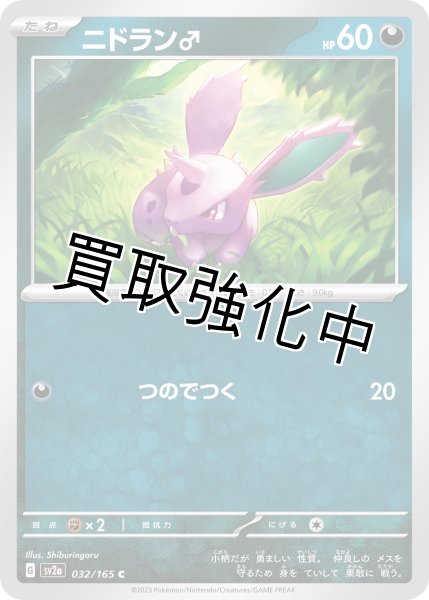 画像1: ニドラン♂【C】(032/165) (1)