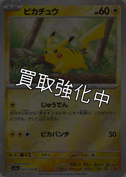 画像1: ピカチュウ(ミラー)【C】(025/165) (1)