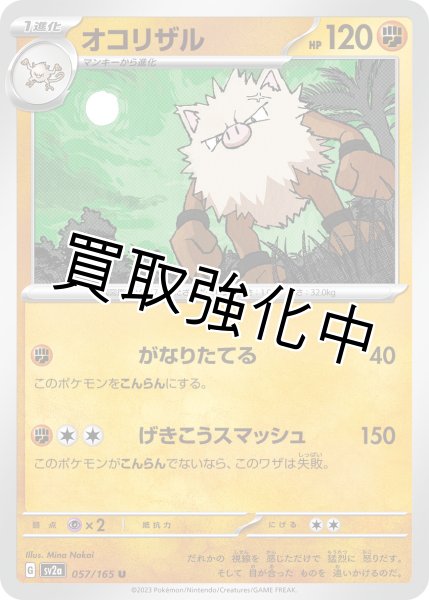 画像1: オコリザル【U】(057/165) (1)