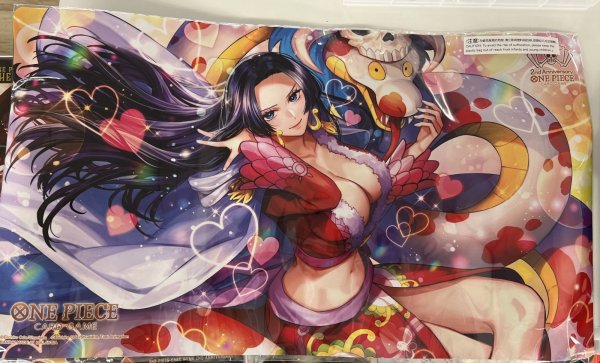画像1: 【海外限定】 2nd anniversary set　ボア・ハンコック　 プレイマット　未開封　 (1)