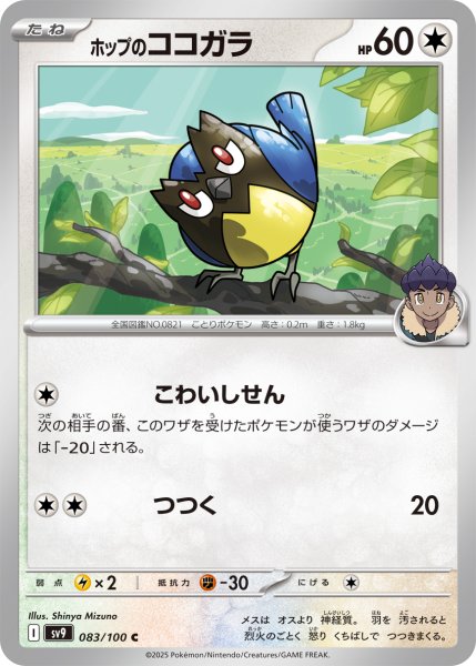 画像1: ホップのココガラ【こわいしせん】｛083/100｝［SV9］ (1)