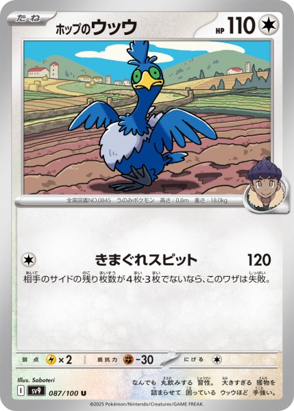 画像1: ホップのウッウ【きまぐれスピット】｛087/100｝［SV9］ (1)