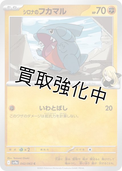 画像1: 【状態B】シロナのフカマル【C】{042/063} [SV9a] (1)