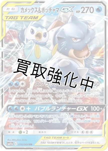 画像1: カメックス＆ポッチャマGX【RR】{016/064} [sm11a] (1)