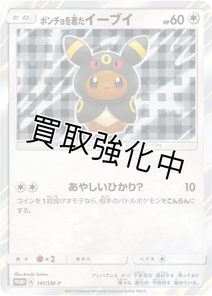 画像1: 【PSA10鑑定済】 ポンチョを着たイーブイ(BK)【P】{141/SM-P} ブラッキー (1)