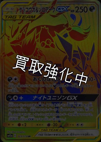 画像1: 【PSA10鑑定済】ゲッコウガ＆ゾロアークGX【UR】{223/173} [sm12a] (1)