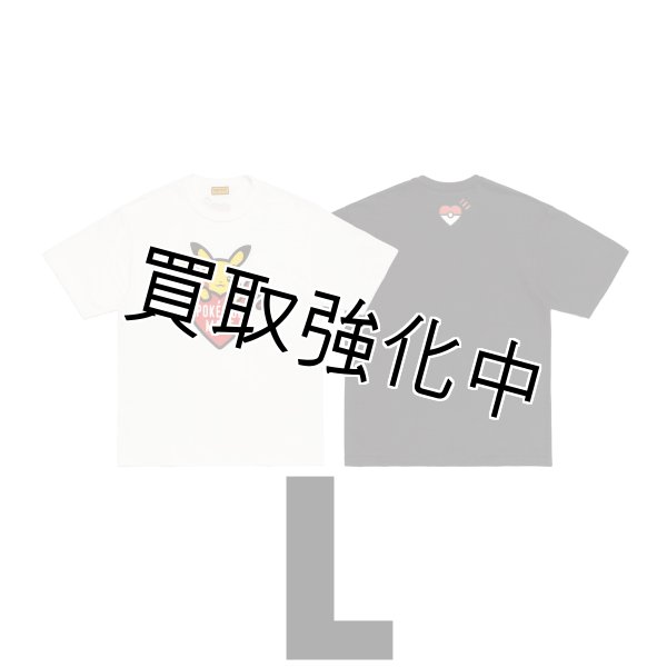 画像1: L   ヒューマンメイド ポケモン コラボ　Tシャツ　ピカチュウ (1)