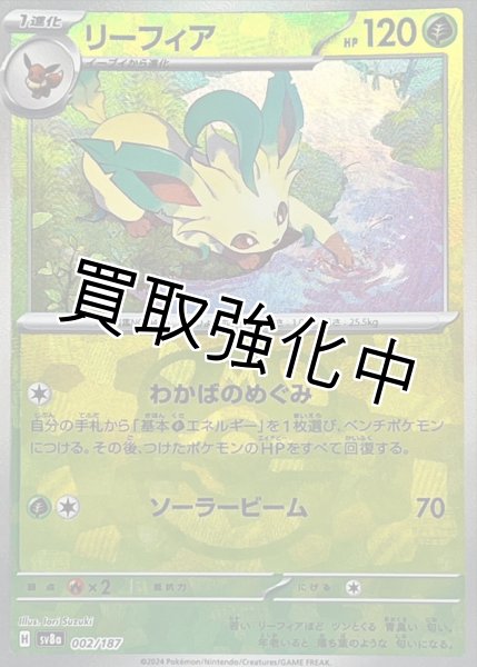画像1: リーフィア(マスターボールミラー)【-】{002/187} [SV8a] (1)