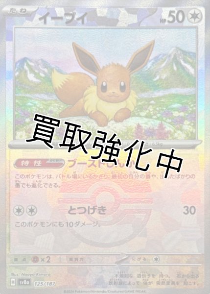 画像1: イーブイ(マスターボールミラー)【-】{125/187} [SV8a] (1)