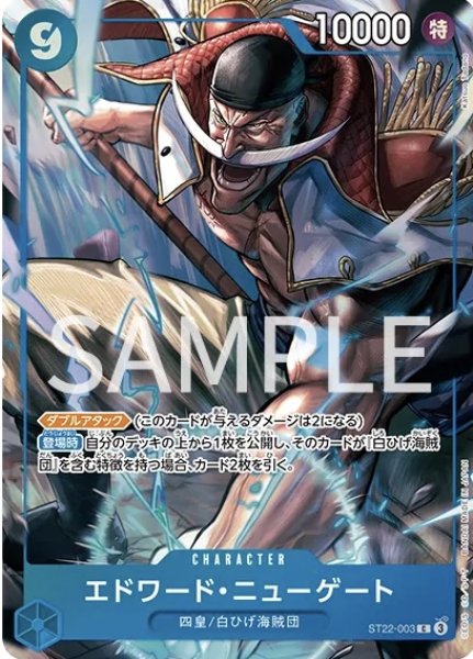 画像1: 【状態B】【プレミアムカードコレクション -6 assort vol.1-】エドワード・ニューゲート【C】《青》［ST22-003］ (1)