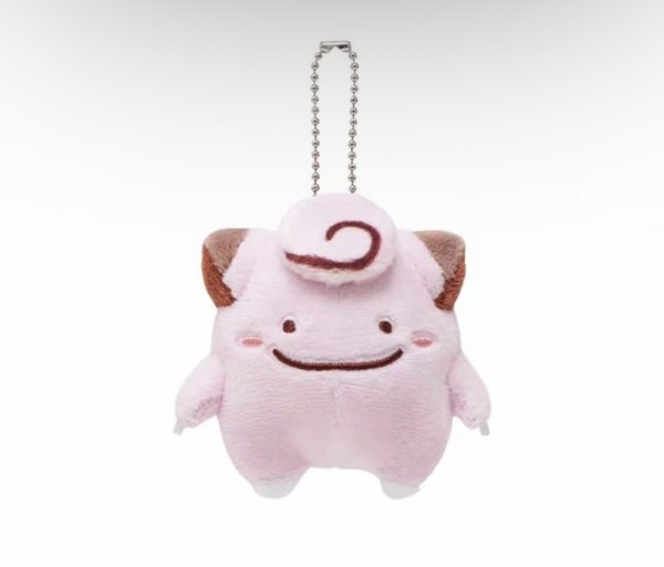 画像1: ［ぬいぐるみキーホルダー］ へんしんメタモン［ピッピ］【中国ポケモンセンター限定】 (1)