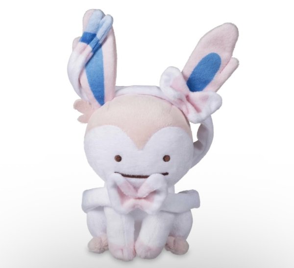 画像1: ［ぬいぐるみキーホルダー］ へんしんメタモン［ニンフィア］【中国ポケモンセンター限定】 (1)