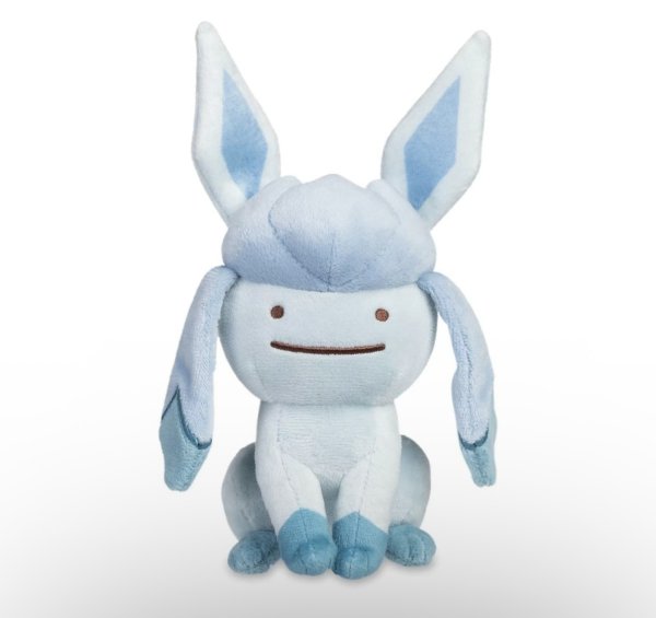 画像1: ［ぬいぐるみキーホルダー］ へんしんメタモン［グレイシア］【中国ポケモンセンター限定】 (1)