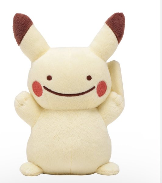 画像1: ［ぬいぐるみ］ へんしんメタモン［ピカチュウ］【中国ポケモンセンター限定】 (1)
