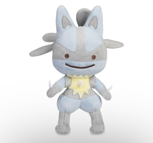 画像1: ［ぬいぐるみキーホルダー］ へんしんメタモン［ルカリオ］【中国ポケモンセンター限定】 (1)