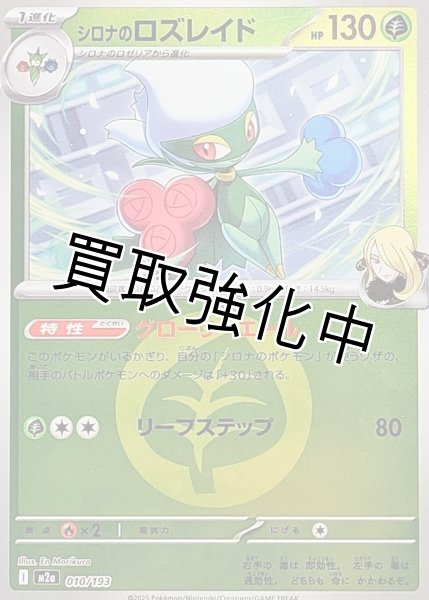 画像1: シロナのロズレイド(草エネルギーミラー) [M2a]【-】{010/193} (1)