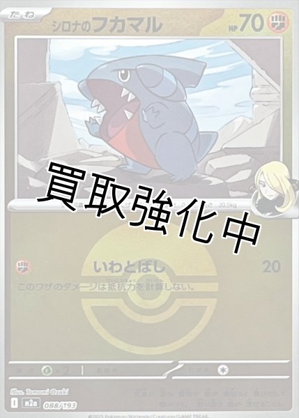 画像1: シロナのフカマル(モンスターボールミラー) [M2a]【-】{088/193} (1)