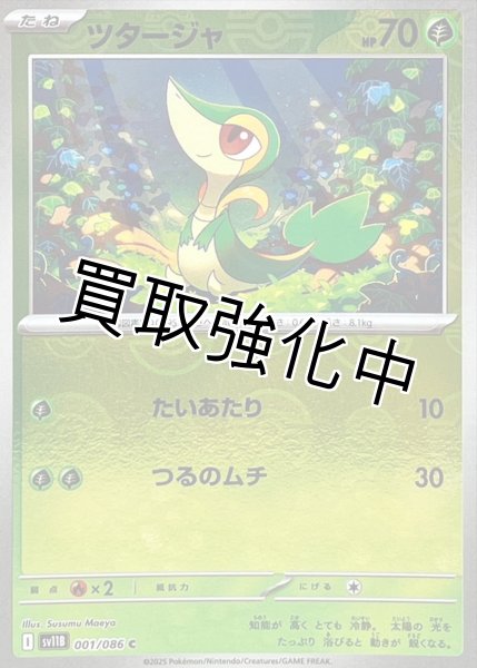 画像1: ツタージャ(モンスターボールミラー)【C】{001/086}[SV11B] (1)