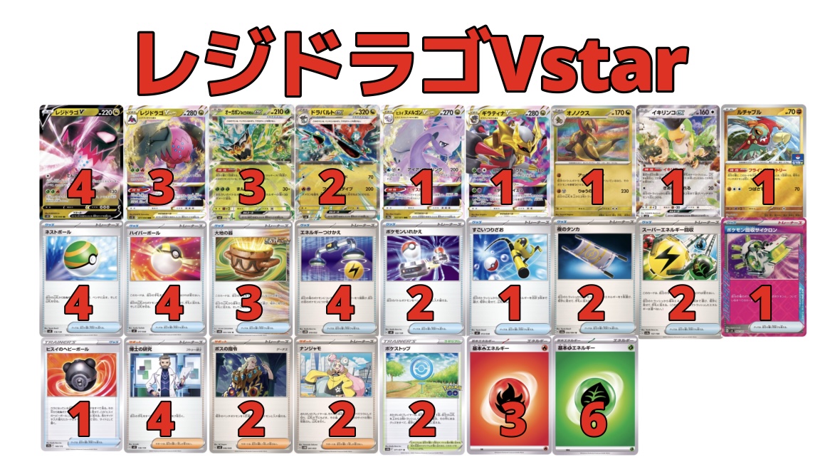 ポケカ レジドラゴVSTAR デッキ